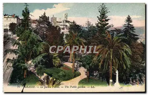 Cartes postales Grasse Le Jardin Public