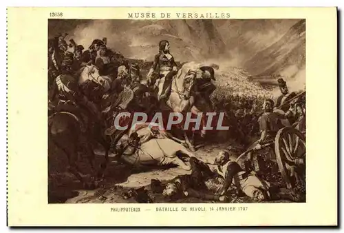 Cartes postales Musee De Versailles Philippoteaux Bataille de Rivoli Napoleon 1er