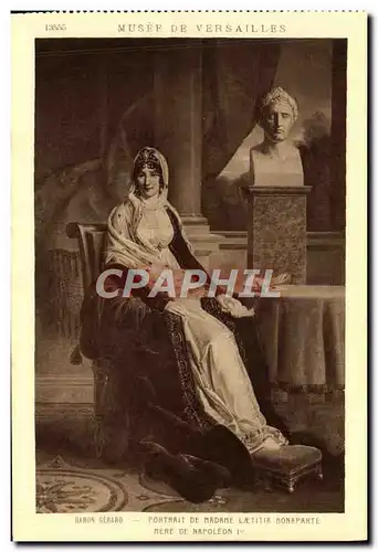 Cartes postales Musee De Versailles Baron Gerard Portrait de Madame Laetitia Bonaparte Mere de Napoleon 1er