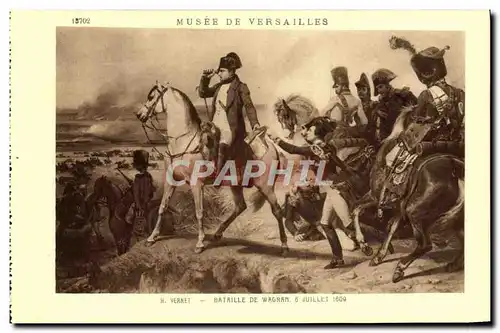 Ansichtskarte AK Musee De Versailles Vernet Bataille de Wagram Napoleon 1er