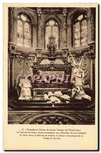 Cartes postales Chapelle Et Chasse De Saint Therese De I'Enfant Jesus Lisieux