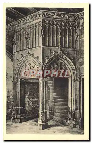 Cartes postales Bourges Palais De Jacques Coeur Escalier de la chapelle