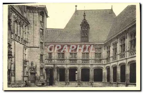 Cartes postales Bourges Palais De Jacques Coeur La cour