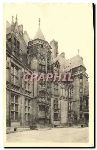 Cartes postales Bourges Palais De Jacques Coeur La cour