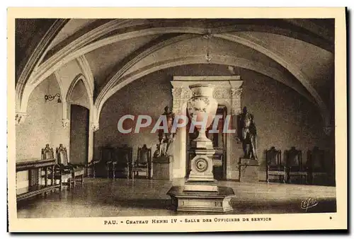 Cartes postales Pau Chateu Henri IV Salle Des Officiers de service