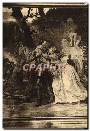Cartes postales Pau Tapisserie Du Chateau Les adieux de Gabrelle d'Estrees