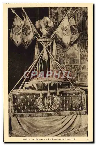 Cartes postales Pau Le Chateau Le Berceau D'Henri IV