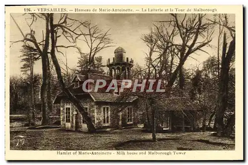 Ansichtskarte AK Versailles Hameau De Marie Antoinette La laiterie de Malbourough