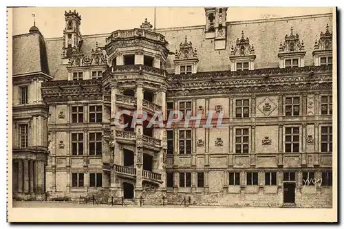 Ansichtskarte AK Chateau De Blois Escalier Francois 1er