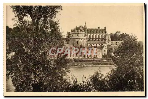 Cartes postales Le Chateau D&#39Amboise Vu Des Bords De La Loire