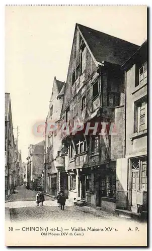 Ansichtskarte AK Chinon Vieilles Maisons