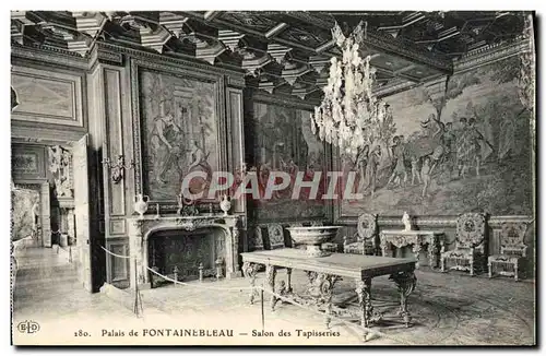 Cartes postales Palais De Fontainebleau Salon des Tapisseries