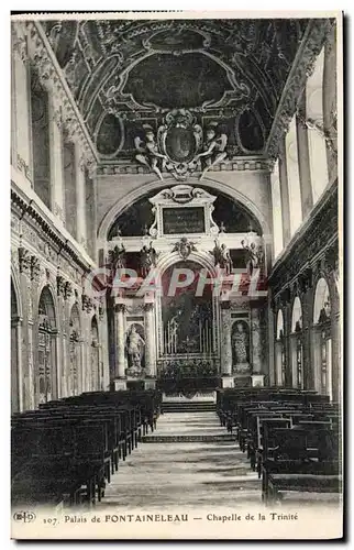 Ansichtskarte AK Palais De Fontainebleau Chapelle De La Trinite