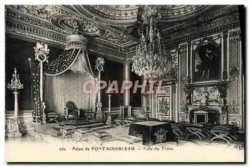 Ansichtskarte AK Palais De Fontainebleau Salle Du Trone