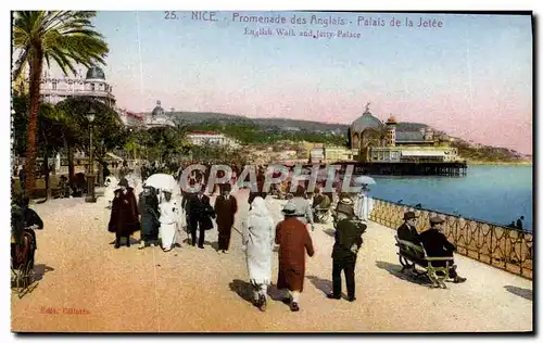 Cartes postales Nice Promenade Des Anglais Palais de la jetee