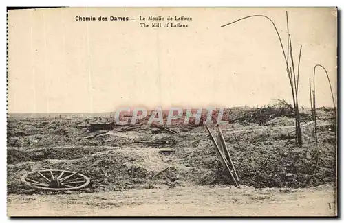 Cartes postales Chemin Des Dames Le Moulin De Laffaux Militaria