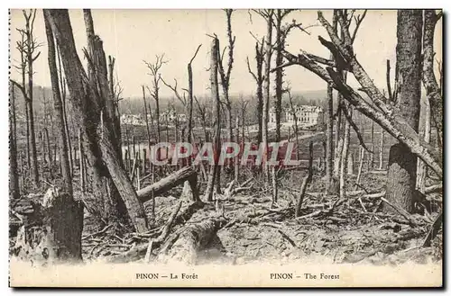 Cartes postales Pinon Le Foret Militaria