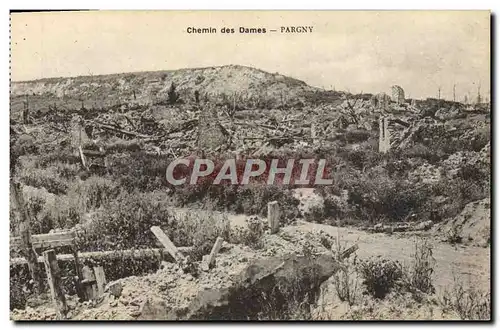 Cartes postales Chemin Des Dames Pargny Militaria