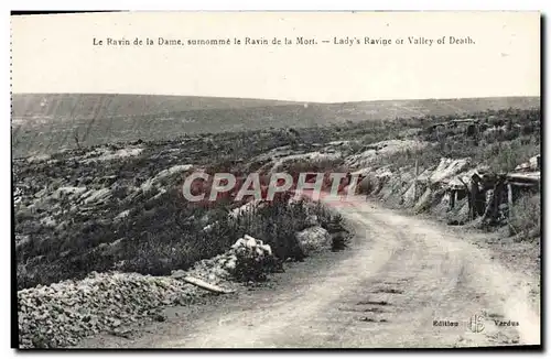 Cartes postales Le Ravin De La Dame Surnomme Le Ravin De La Mort Militaria