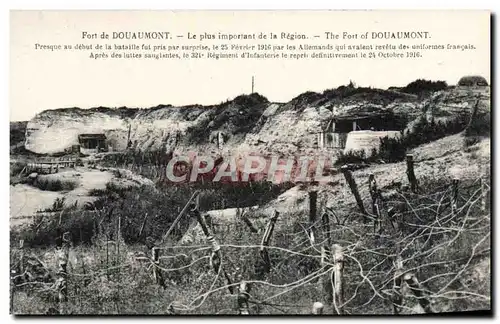 Cartes postales Fort De Douaumont Militaria