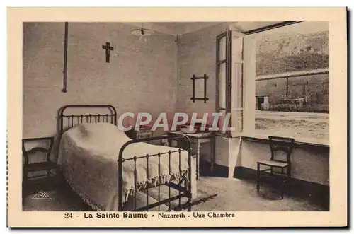 Ansichtskarte AK La Sainte Baume Nazareth Une Chambre