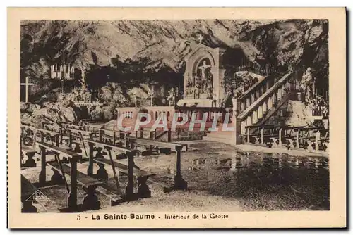 Cartes postales La Sainte Baume Interieur De La Grotte