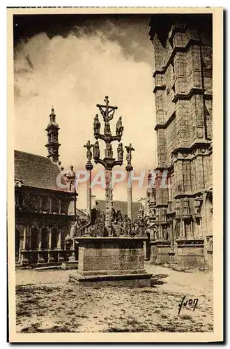 Cartes postales Saint Thegonnec Le calvaire et l&#39ossuaire