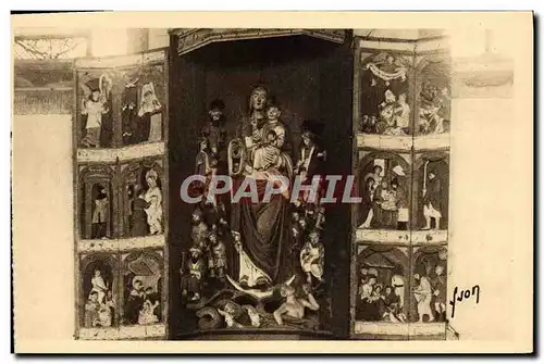 Cartes postales Saint Thegonnec Tryptique De La Vierge