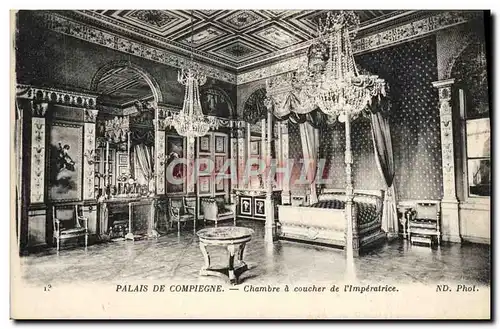 Cartes postales Compiegne Chambre A Coucher De l&#39Imperatrice