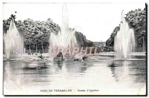 Cartes postales Parc De Versailles Bassin D&#39Apollon