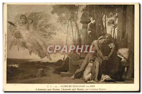 Cartes postales Boulogne Sur Mer L&#39Amour Qui Passe