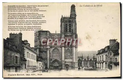 Cartes postales Sens La cathedrale