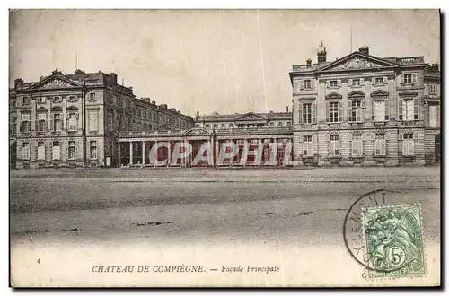 Ansichtskarte AK Chateau De Compiegne Facade Principale