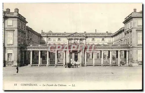 Ansichtskarte AK Compiegne La Facade Du Chateau