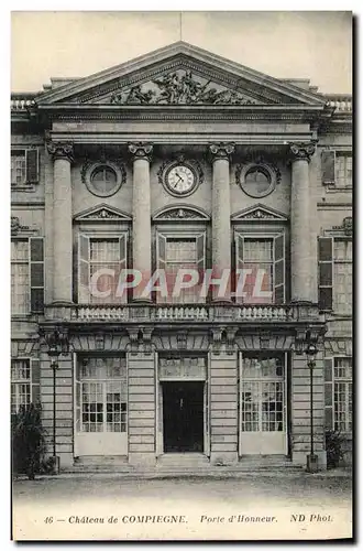 Cartes postales Chateau de Compiegne Porte d&#39honneur