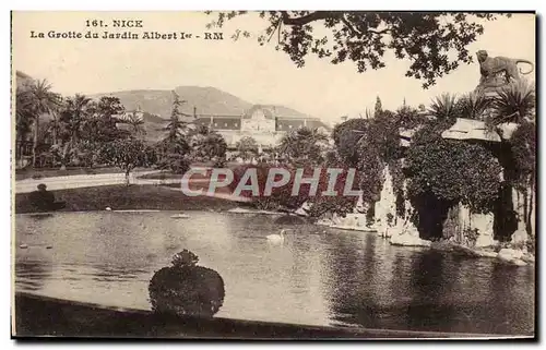 Cartes postales Nice La Grotte Du Jardin Albert 1er