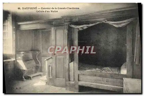 Cartes postales Dauphine Couvent De La Grande Chartreuse Cellule D&#39Un Moine