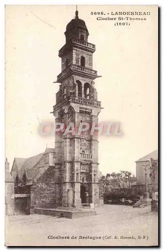 Cartes postales Landerneau Clocher St Thomas