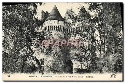 Ansichtskarte AK Nogent Le Rotrou Chateau De Saint Jean De Saint Jean l&#39Entree