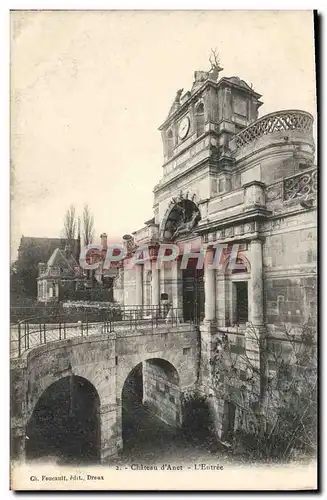 Cartes postales Dreux Chateau D&#39Anet L&#39Entree