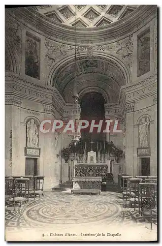 Cartes postales Dreux Chateau D&#39Anet Interieur de la chapelle