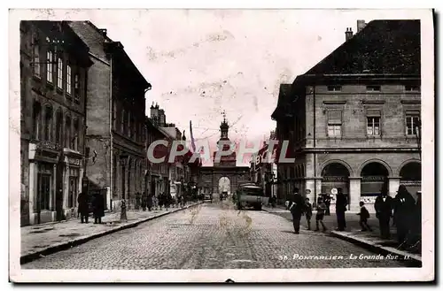 Cartes postales moderne Pontarlier Grande Rue