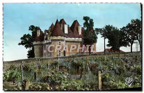 Moderne Karte Environs de Bergerac Le Chateau De Monbazillac