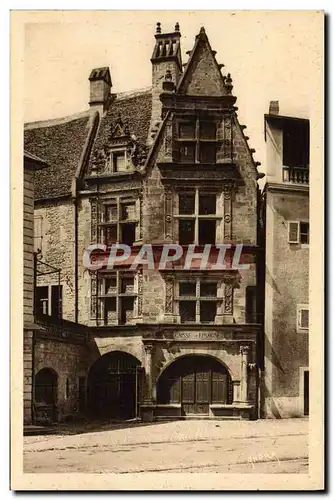 Ansichtskarte AK Sarlat Maison Renaissance Ou Naquit Etienne de la Boetie Banque Caisse d&#39Epargne