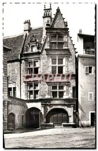 Cartes postales moderne Sarlat Maison Renaissance Ou Naquit Etienne de la Boetie Banque Caisse d&#39Epargne