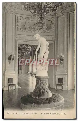 Cartes postales Sens L'Hotel De Ville Le Salon D'Honneur