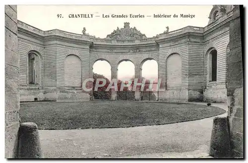 Ansichtskarte AK Chateau Le Grandes Ecuries Interieur Du Manege