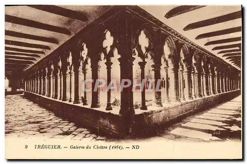 Cartes postales Treguier Galerie Du Cloitre