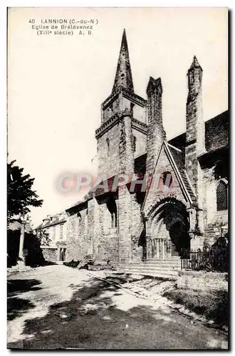 Cartes postales Lannion Eglise De Brelevenez