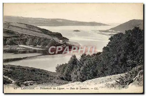 Ansichtskarte AK Lannion Promenade Du Leguer Baie De Lannion